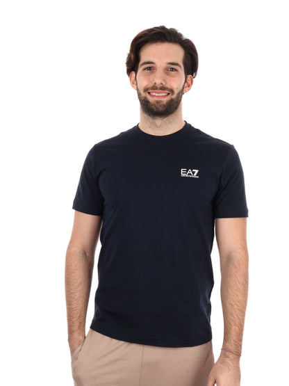 T-SHIRT CORE IDENTITY EA7 EMPORIO ARMANI UOMO BLU