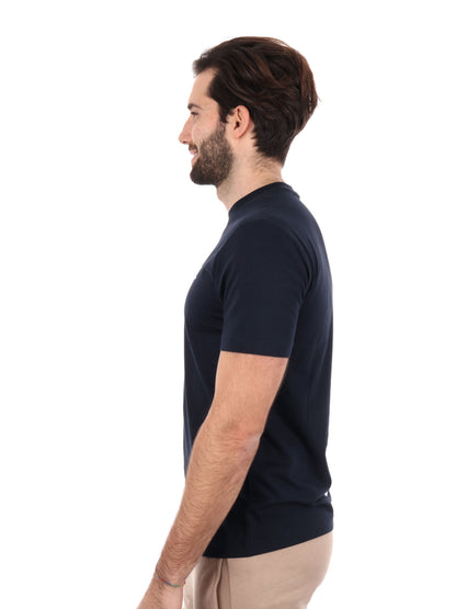 T-SHIRT CORE IDENTITY EA7 EMPORIO ARMANI UOMO BLU