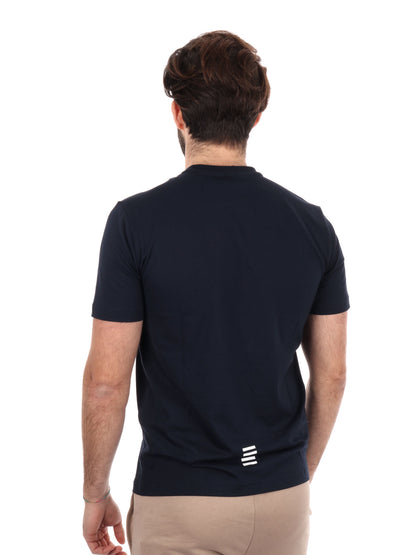 T-SHIRT CORE IDENTITY EA7 EMPORIO ARMANI UOMO BLU