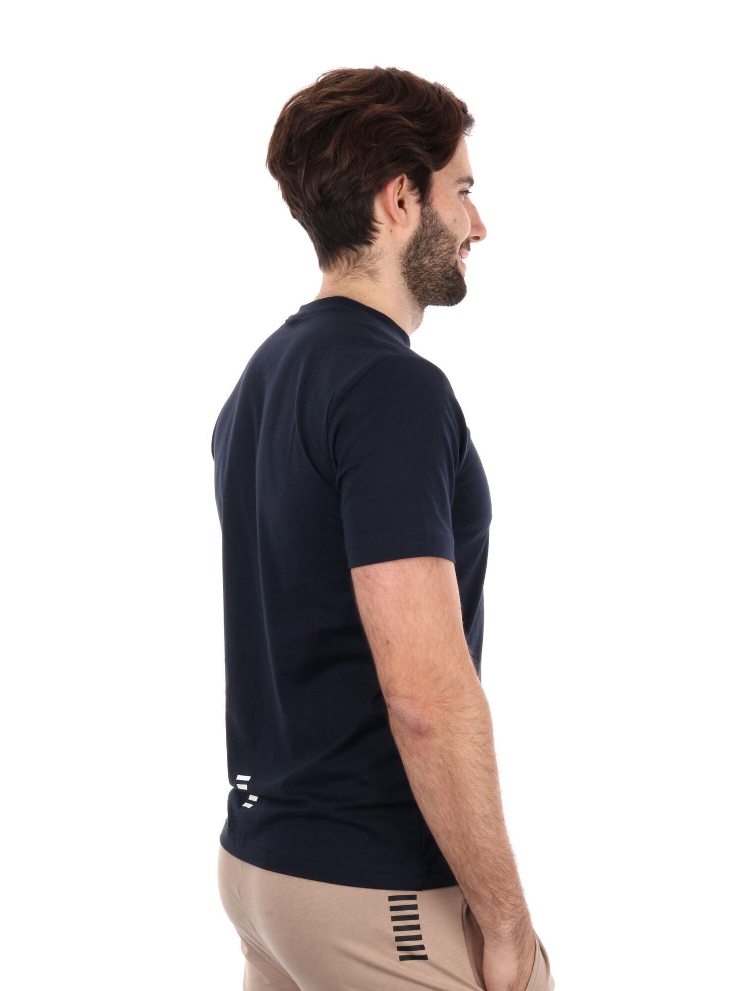 T-SHIRT CORE IDENTITY EA7 EMPORIO ARMANI UOMO BLU