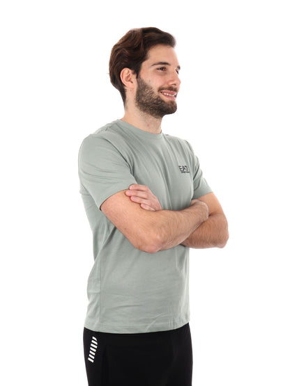 T-SHIRT CORE IDENTITY EA7 EMPORIO ARMANI UOMO SALVIA
