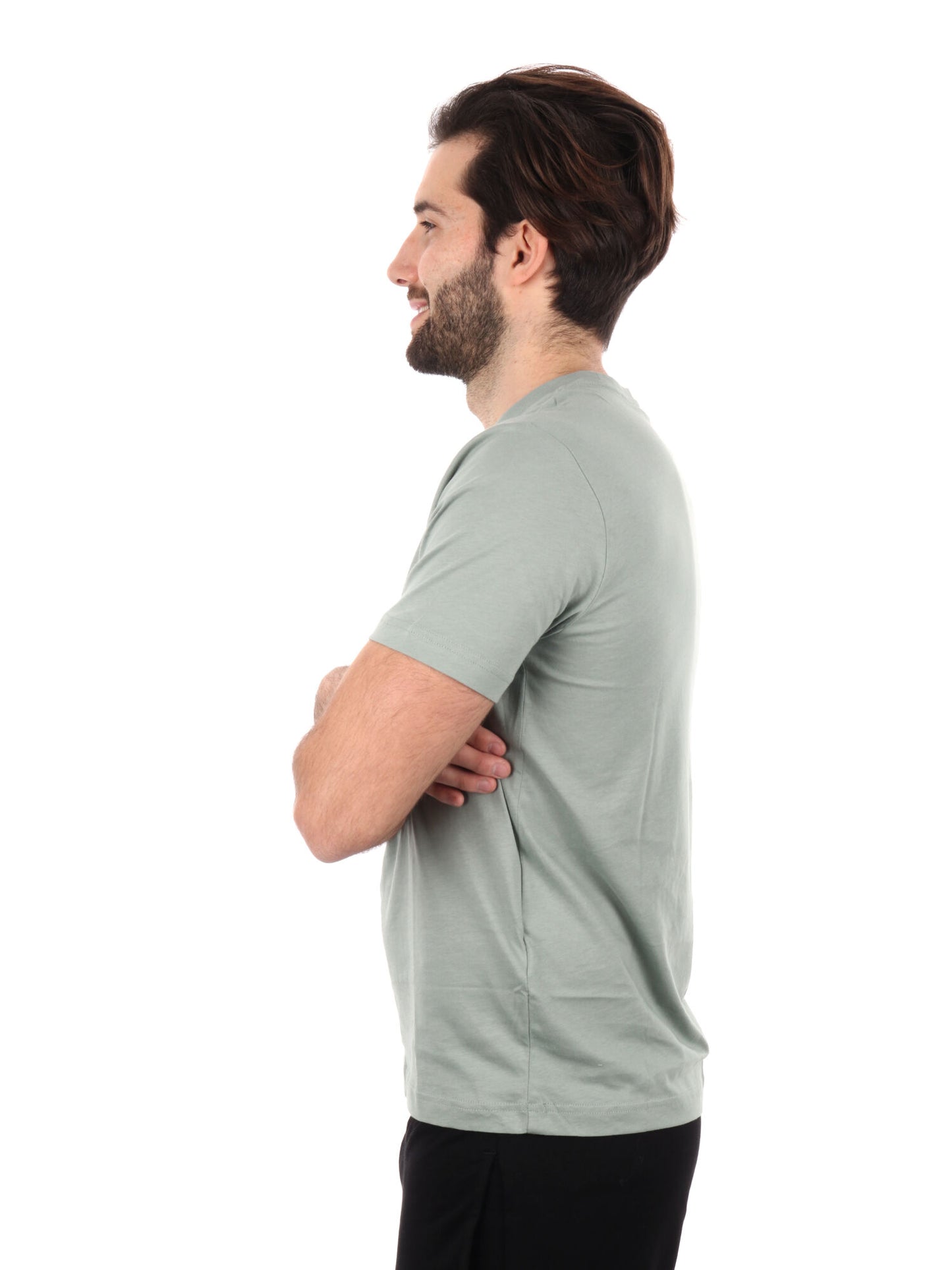T-SHIRT CORE IDENTITY EA7 EMPORIO ARMANI UOMO SALVIA