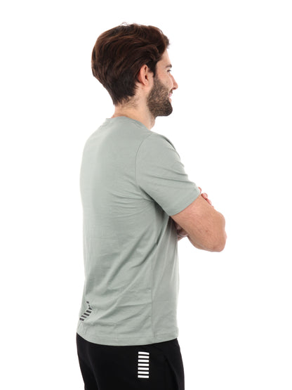 T-SHIRT CORE IDENTITY EA7 EMPORIO ARMANI UOMO SALVIA
