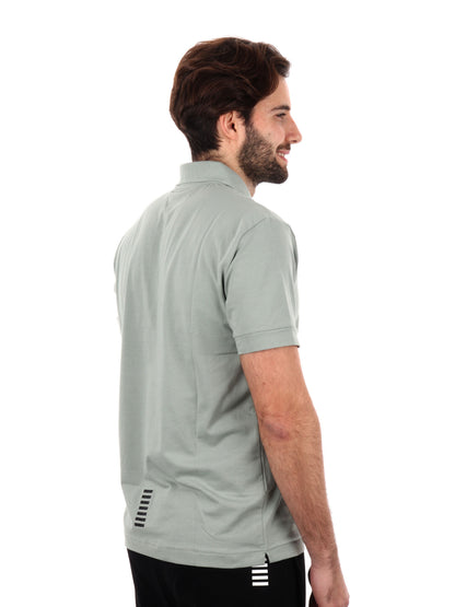POLO CORE IDENTITY JERSEY EA7 EMPORIO ARMANI UOMO SALVIA