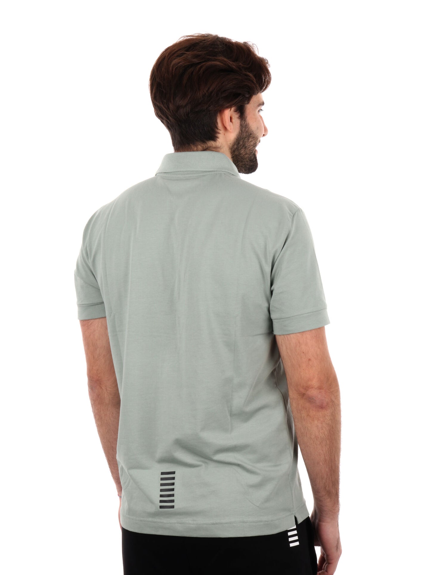 POLO CORE IDENTITY JERSEY EA7 EMPORIO ARMANI UOMO SALVIA