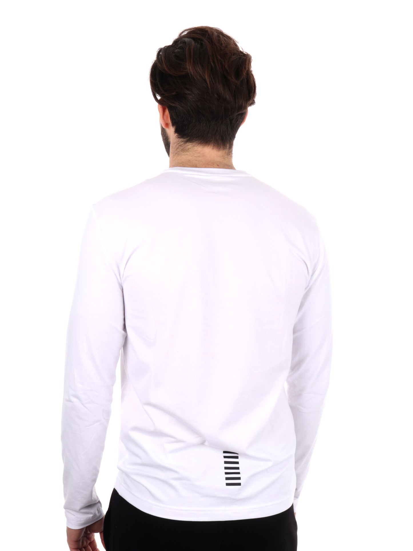 T-SHIRT MANICA LUNGA EA7 EMPORIO ARMANI UOMO BIANCO