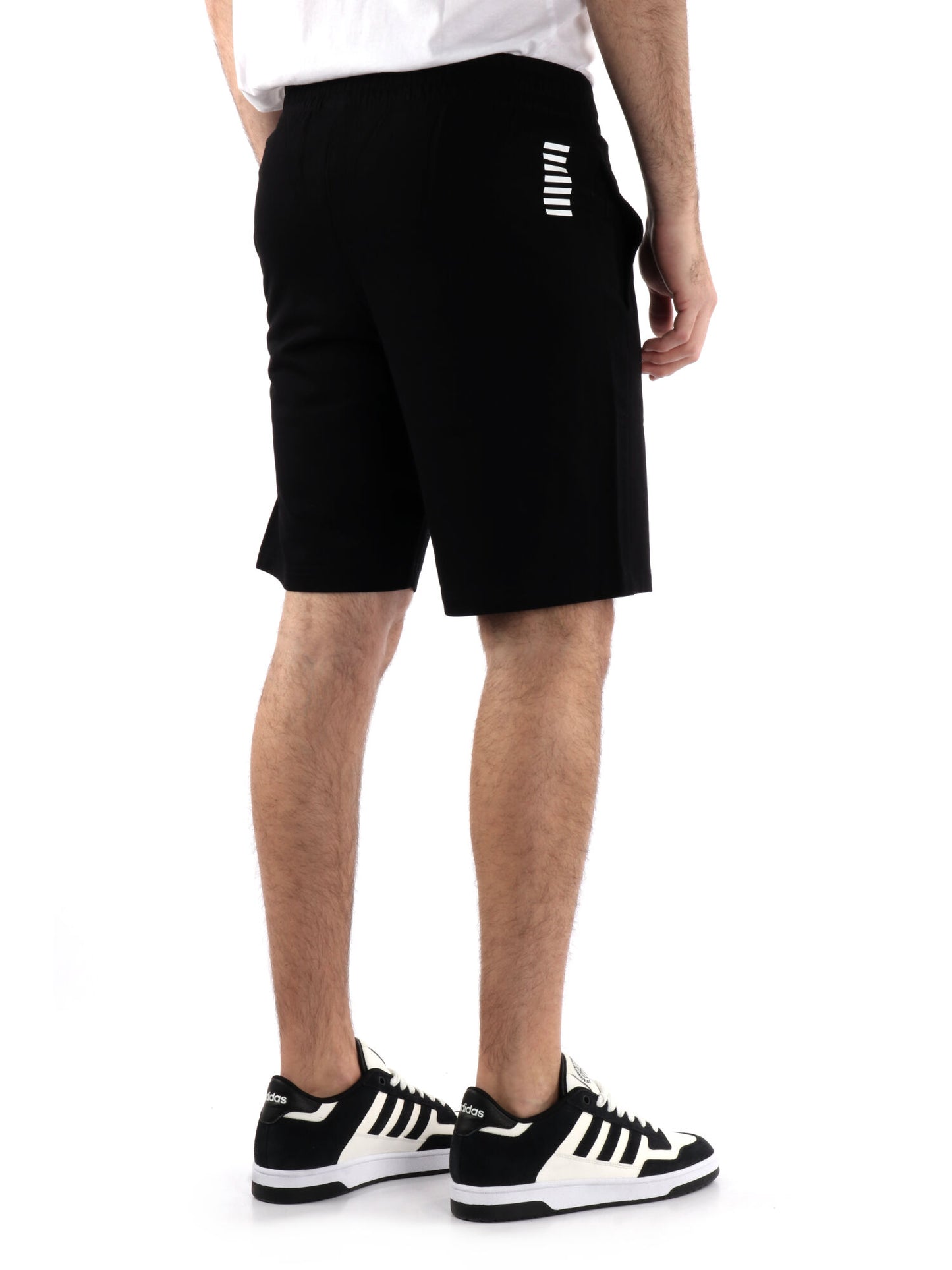 BERMUDA SPORTIVO EA7 EMPORIO ARMANI DA UOMO NERO