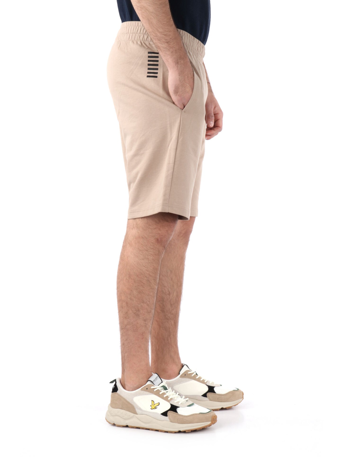 BERMUDA SPORTIVO EA7 EMPORIO ARMANI DA UOMO BEIGE