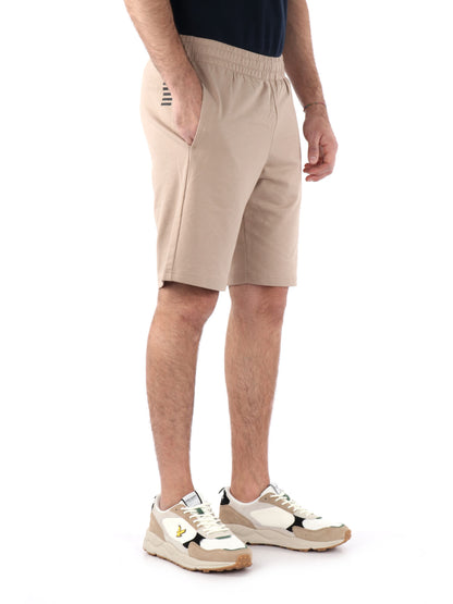 BERMUDA SPORTIVO EA7 EMPORIO ARMANI DA UOMO BEIGE