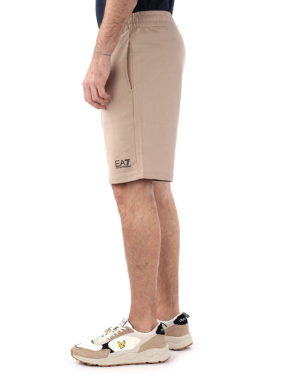 BERMUDA SPORTIVO EA7 EMPORIO ARMANI DA UOMO BEIGE