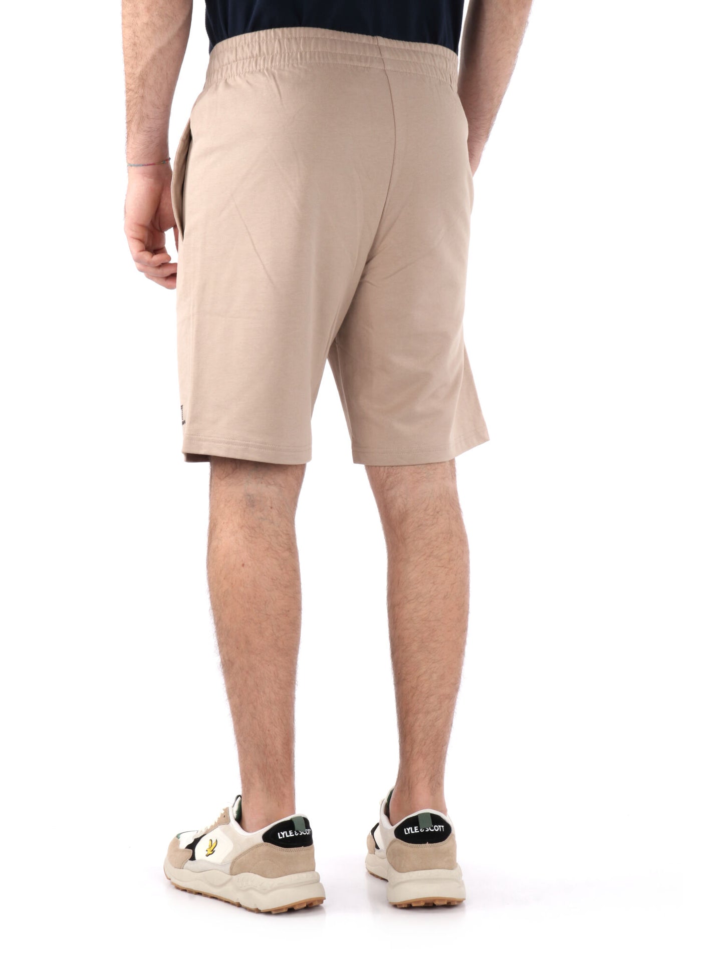 BERMUDA SPORTIVO EA7 EMPORIO ARMANI DA UOMO BEIGE