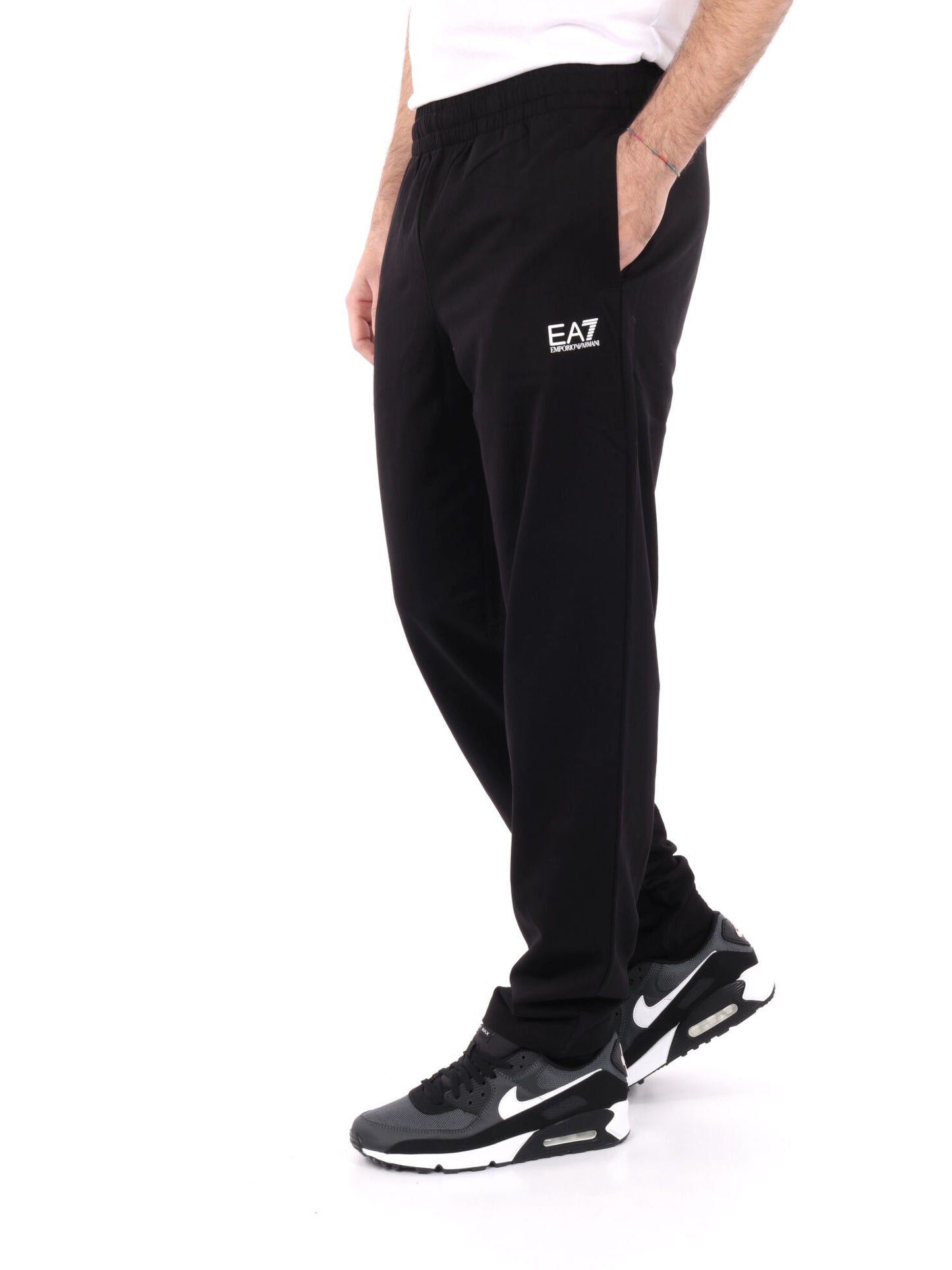 PANTALONE SPORTIVO EA7 EMPORIO ARMANI DA UOMO NERO