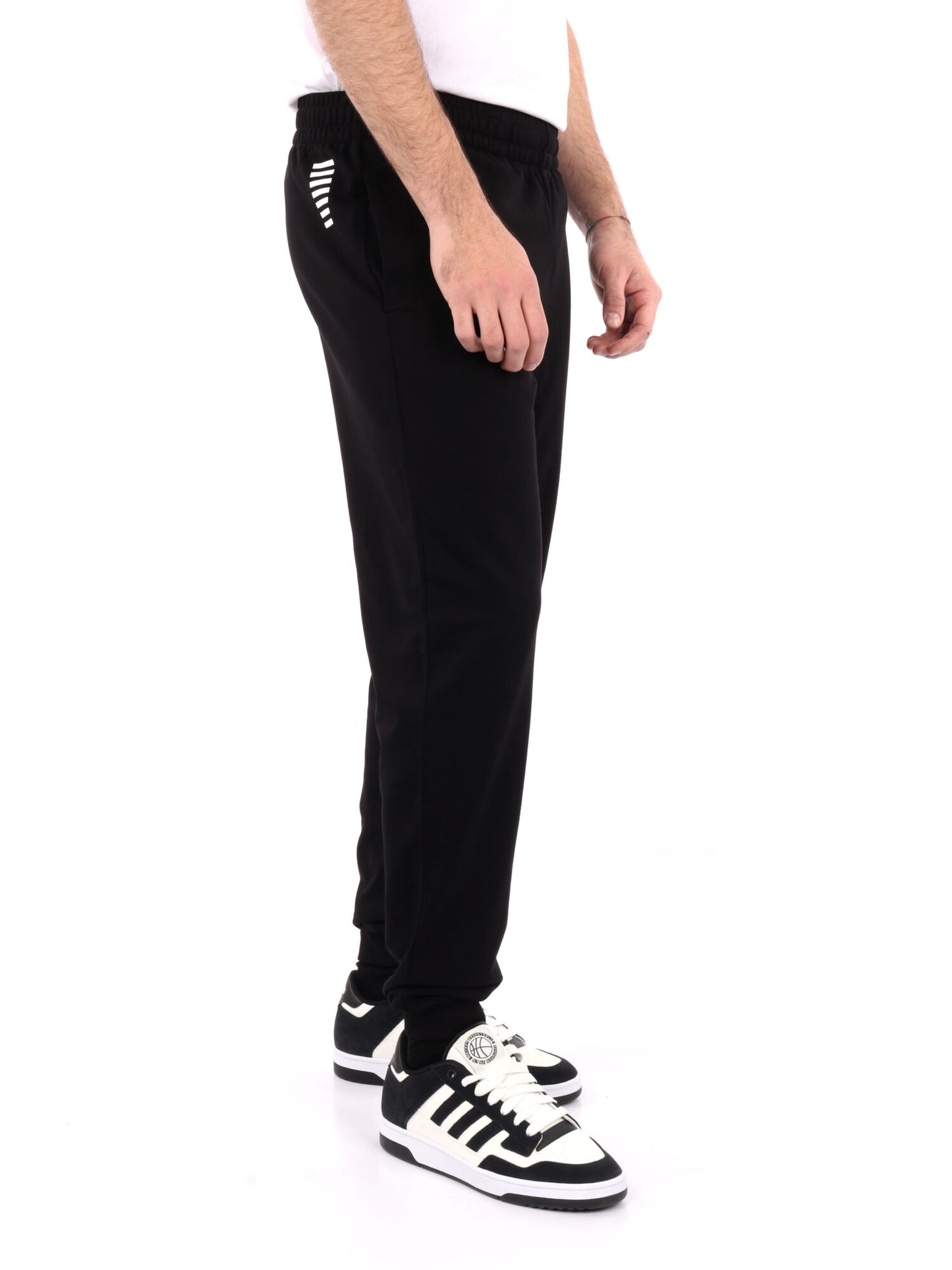 PANTALONE CORE IDENTITY EA7 EMPORIO ARMANI UOMO NERO