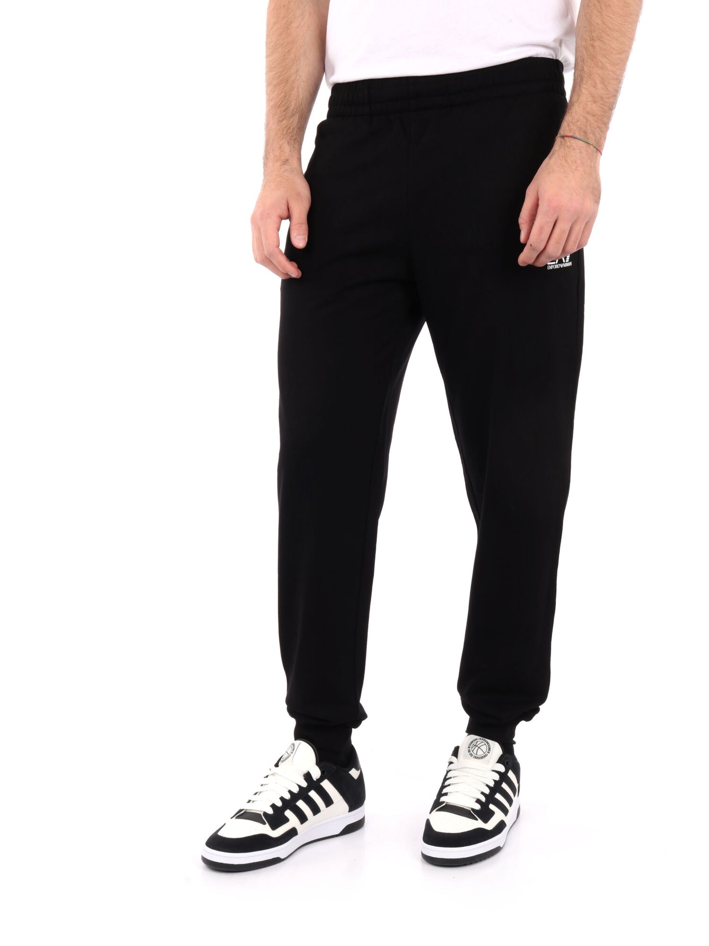 PANTALONE CORE IDENTITY EA7 EMPORIO ARMANI UOMO NERO