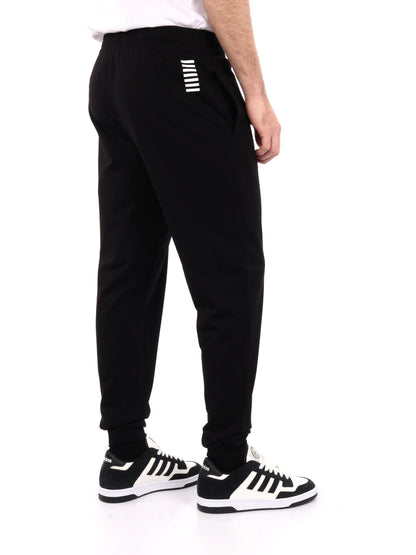 PANTALONE CORE IDENTITY EA7 EMPORIO ARMANI UOMO NERO