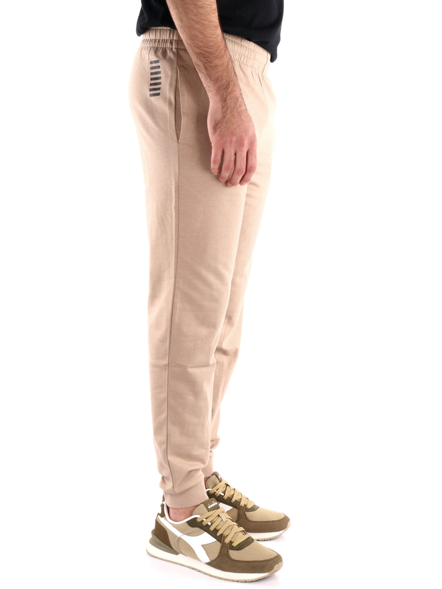 PANTALONE CORE IDENTITY EA7 EMPORIO ARMANI UOMO BEIGE