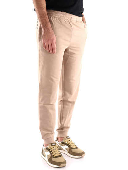 PANTALONE CORE IDENTITY EA7 EMPORIO ARMANI UOMO BEIGE