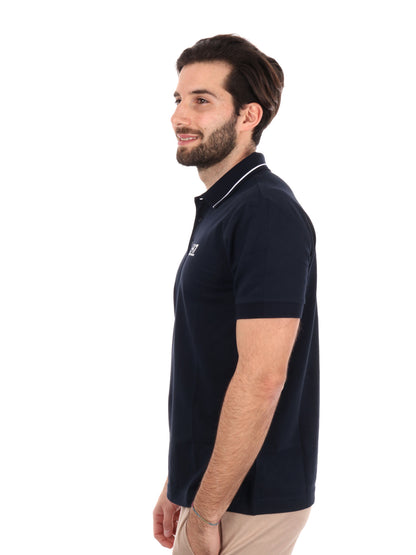 POLO CORE IDENTITY PIQUET EA7 EMPORIO ARMANI UOMO BLU