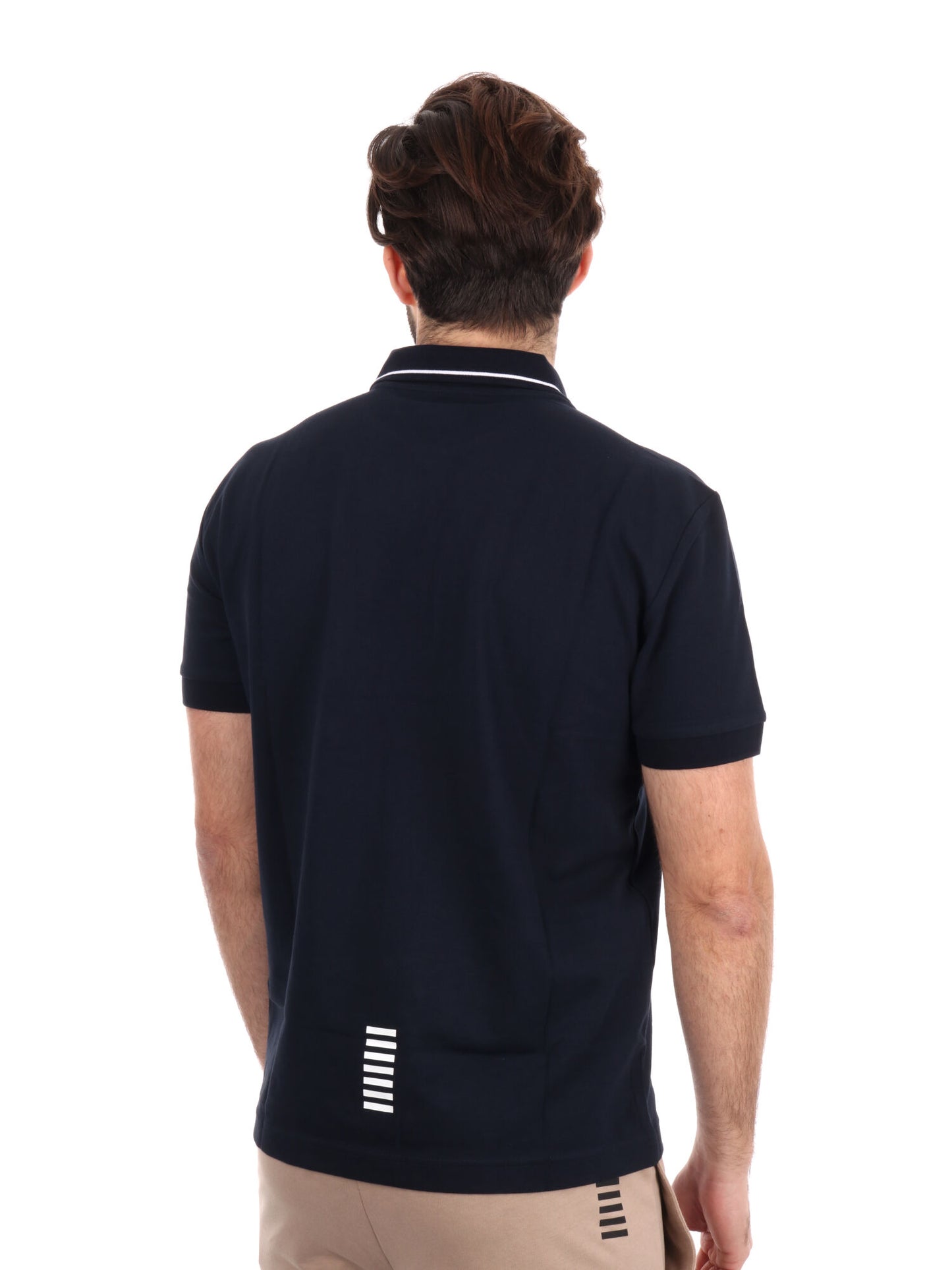 POLO CORE IDENTITY PIQUET EA7 EMPORIO ARMANI UOMO BLU