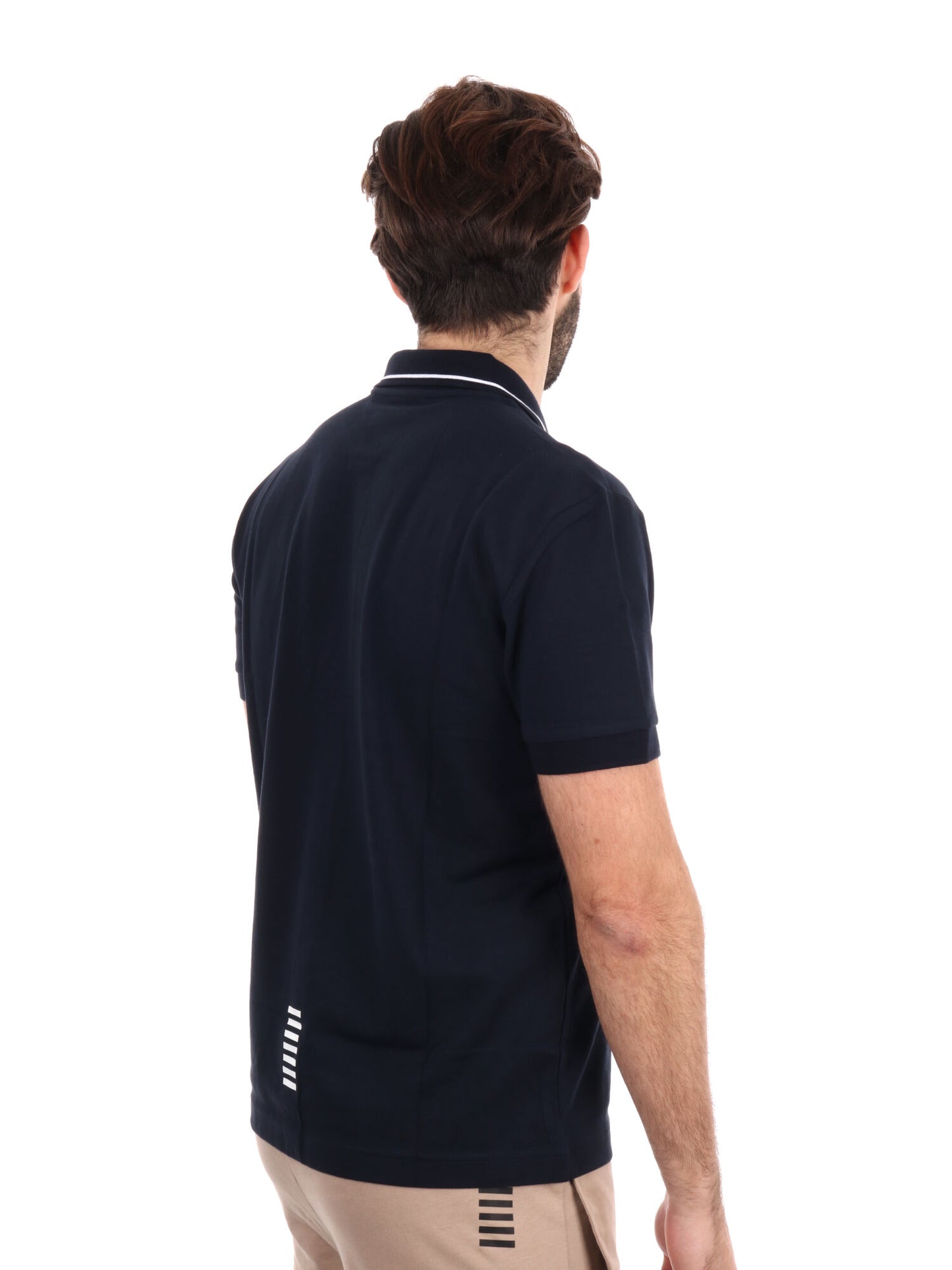POLO CORE IDENTITY PIQUET EA7 EMPORIO ARMANI UOMO BLU