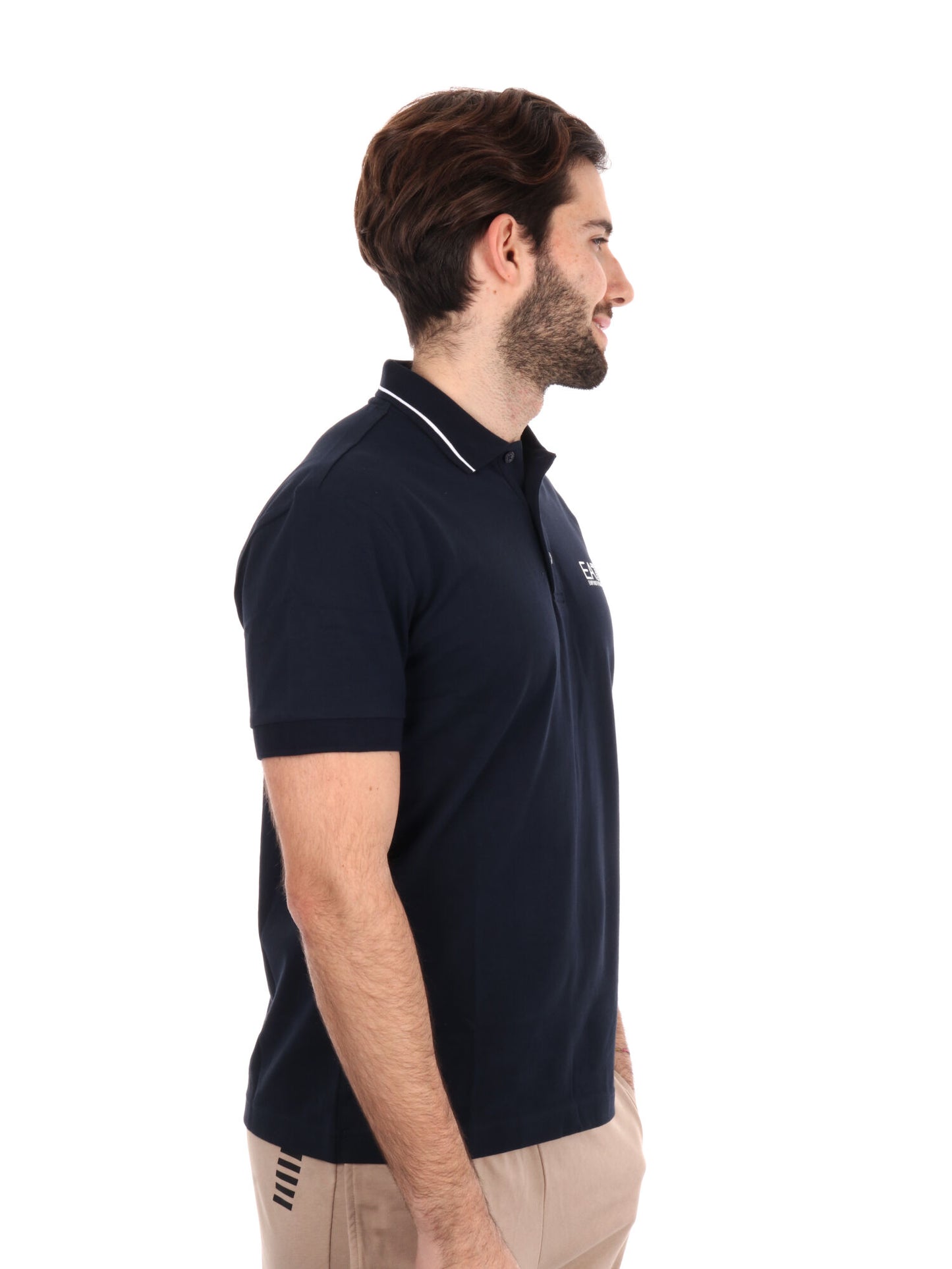 POLO CORE IDENTITY PIQUET EA7 EMPORIO ARMANI UOMO BLU