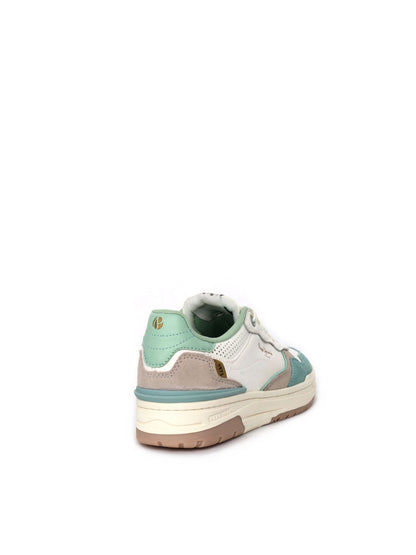 SNEAKERS CHESTER PEPE JEANS DONNA BIANCO-VERDE