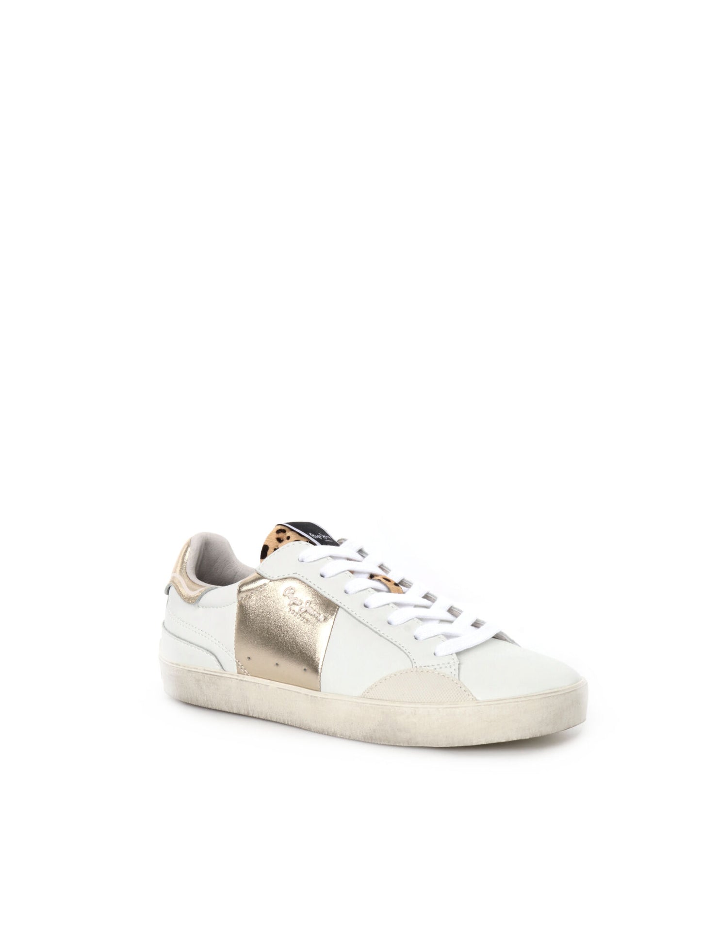 SNEAKERS LANE FUN PEPE JEANS DONNA BIANCO ORO