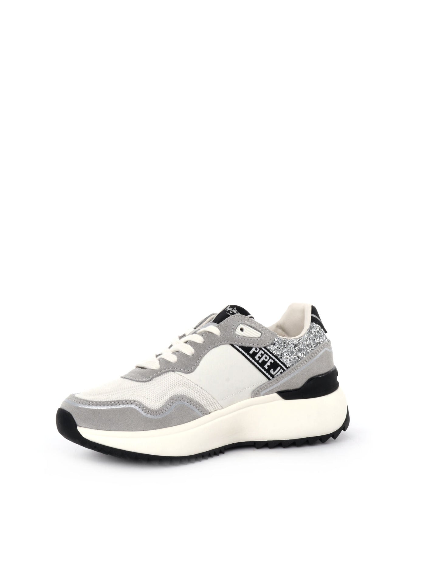 SNEAKERS KIMI LAND PEPE JEANS DONNA BIANCO ARGENTO