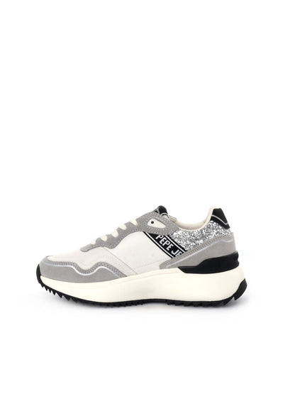 SNEAKERS KIMI LAND PEPE JEANS DONNA BIANCO ARGENTO