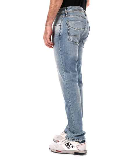 DENIM STRAIGHT PEPE JEANS DA UOMO BLU CHIARO