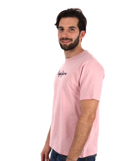 T-SHIRT EGGO PEPE JEANS UOMO ROSA