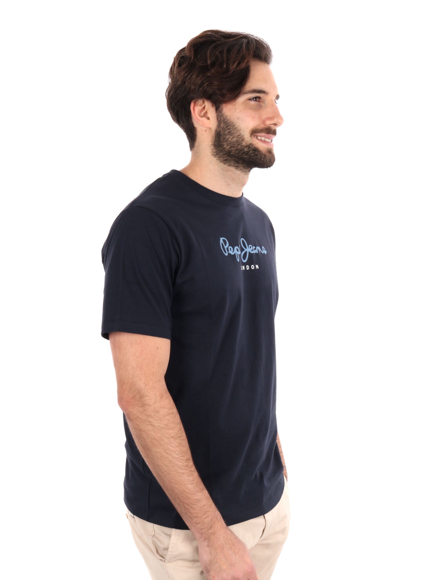 T-SHIRT EGGO PEPE JEANS UOMO BLU