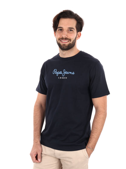 T-SHIRT EGGO PEPE JEANS UOMO BLU
