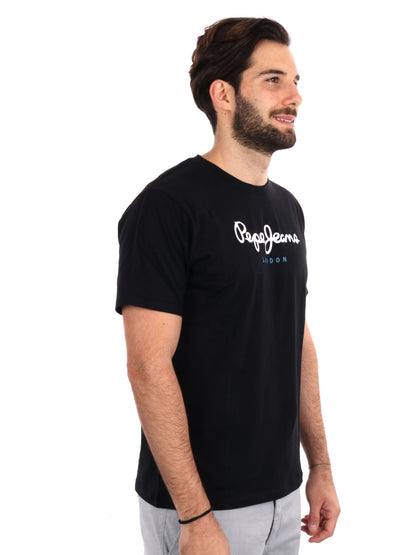 T-SHIRT EGGO PEPE JEANS UOMO NERO