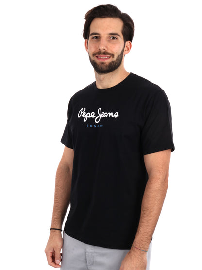 T-SHIRT EGGO PEPE JEANS UOMO NERO