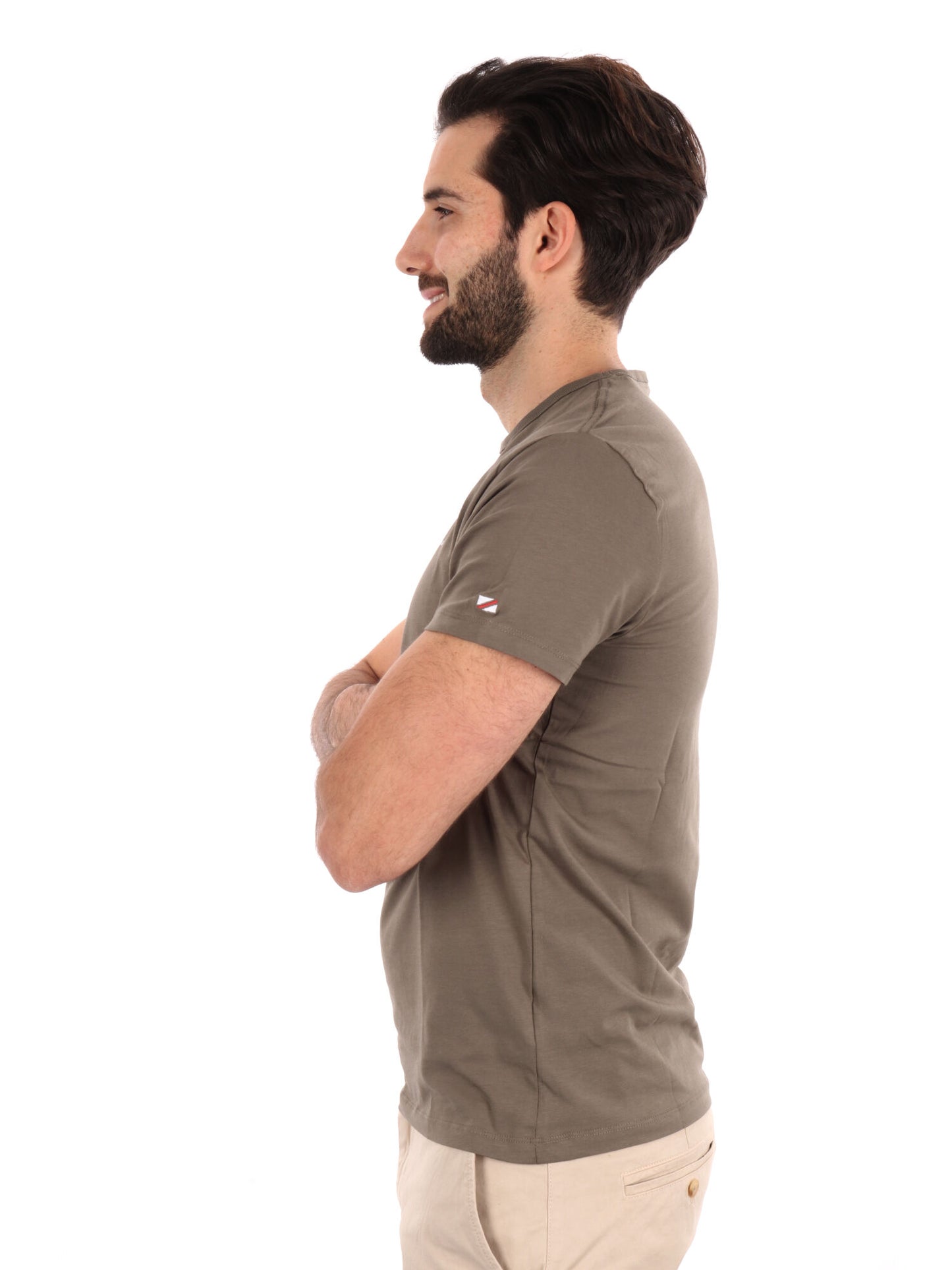 T-SHIRT ORIGINAL PEPE JEANS UOMO VERDE MILITARE
