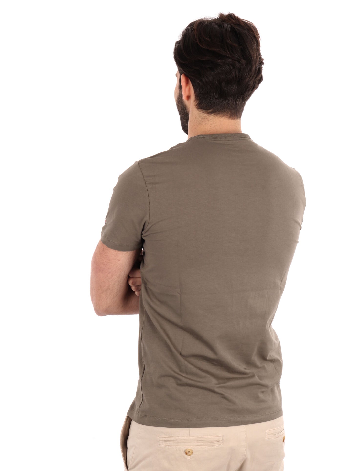 T-SHIRT ORIGINAL PEPE JEANS UOMO VERDE MILITARE