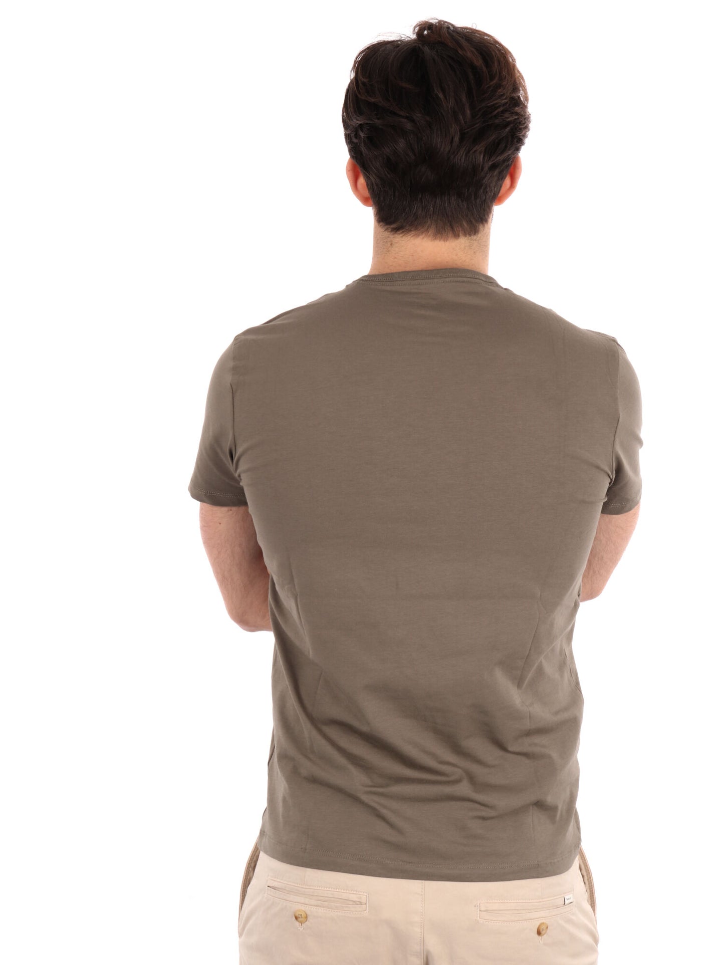 T-SHIRT ORIGINAL PEPE JEANS UOMO VERDE MILITARE