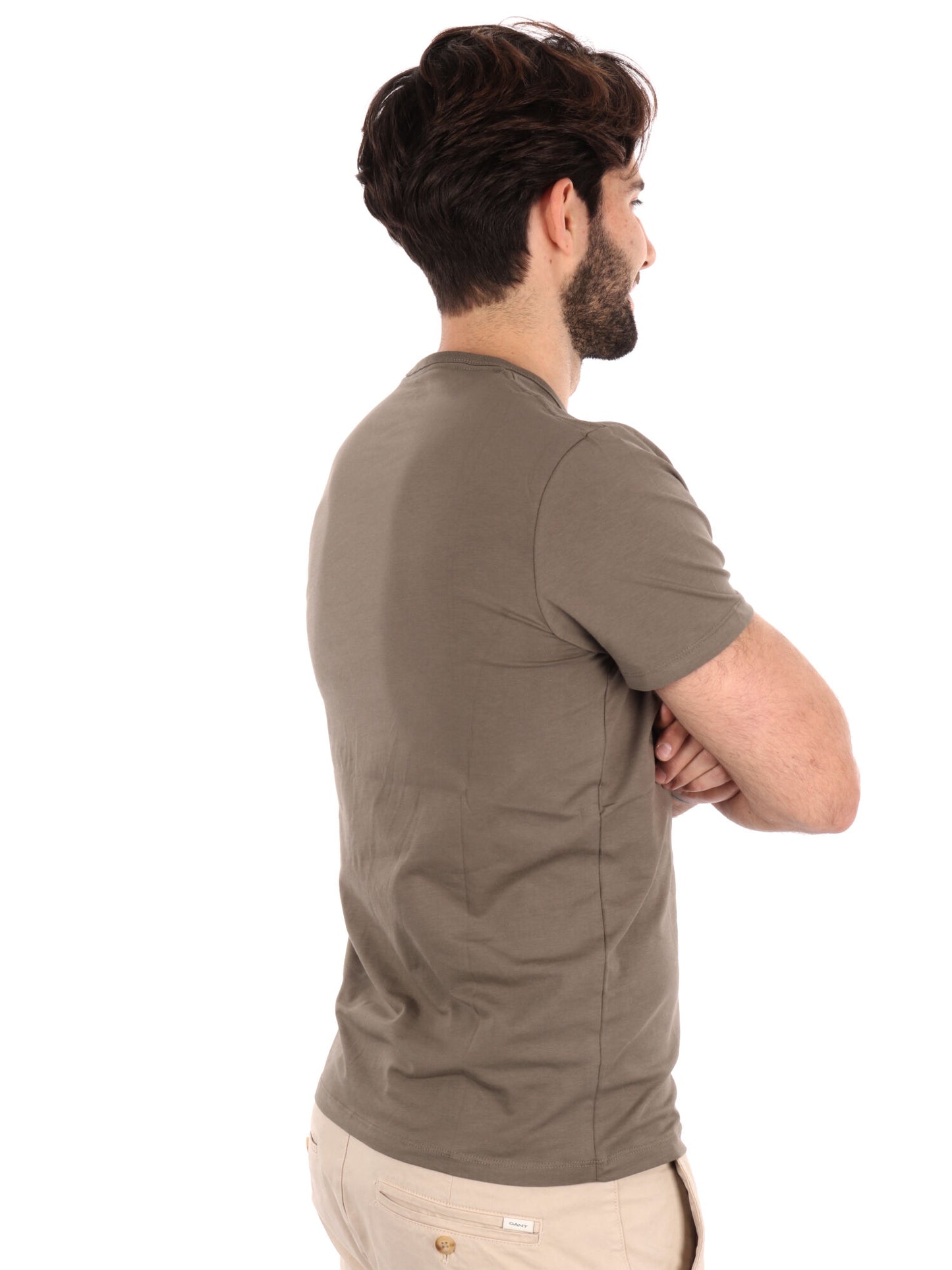 T-SHIRT ORIGINAL PEPE JEANS UOMO VERDE MILITARE