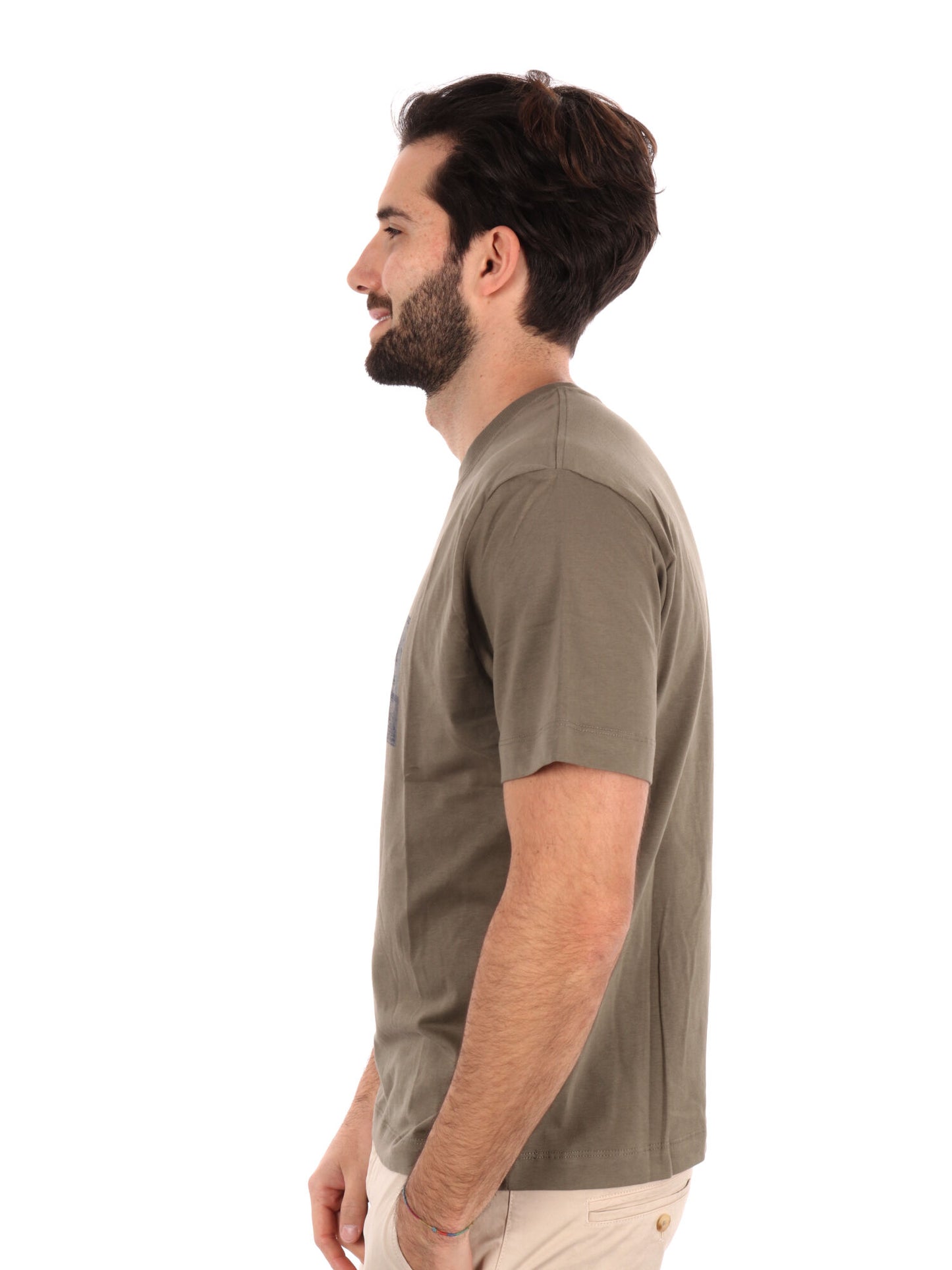 T-SHIRT DALTER PEPE JEANS UOMO VERDE MILITARE