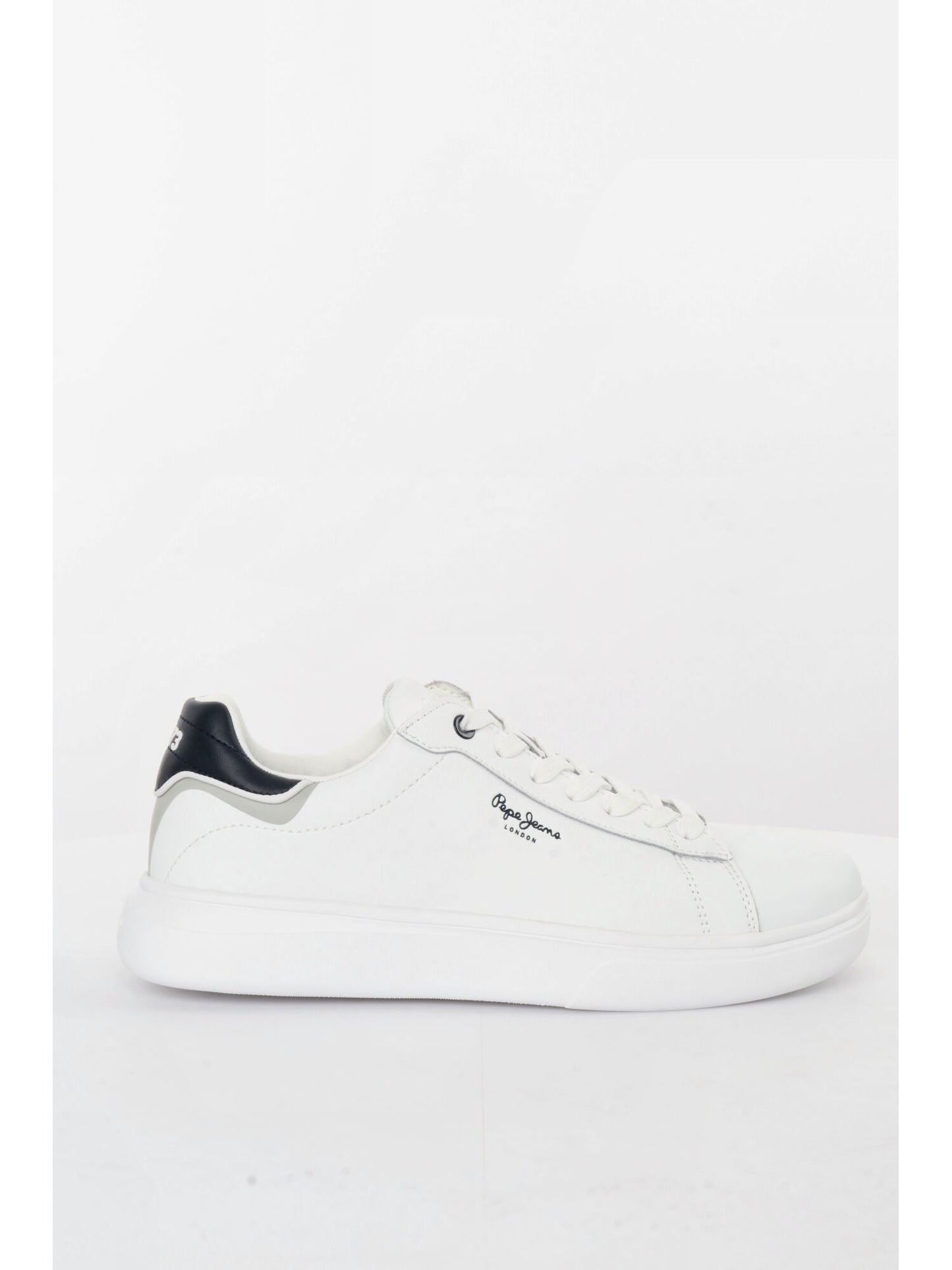 SNEAKERS EATON ONE PEPE JEANS UOMO BIANCO-BLU