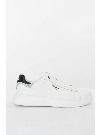 SNEAKERS EATON ONE PEPE JEANS UOMO BIANCO-BLU