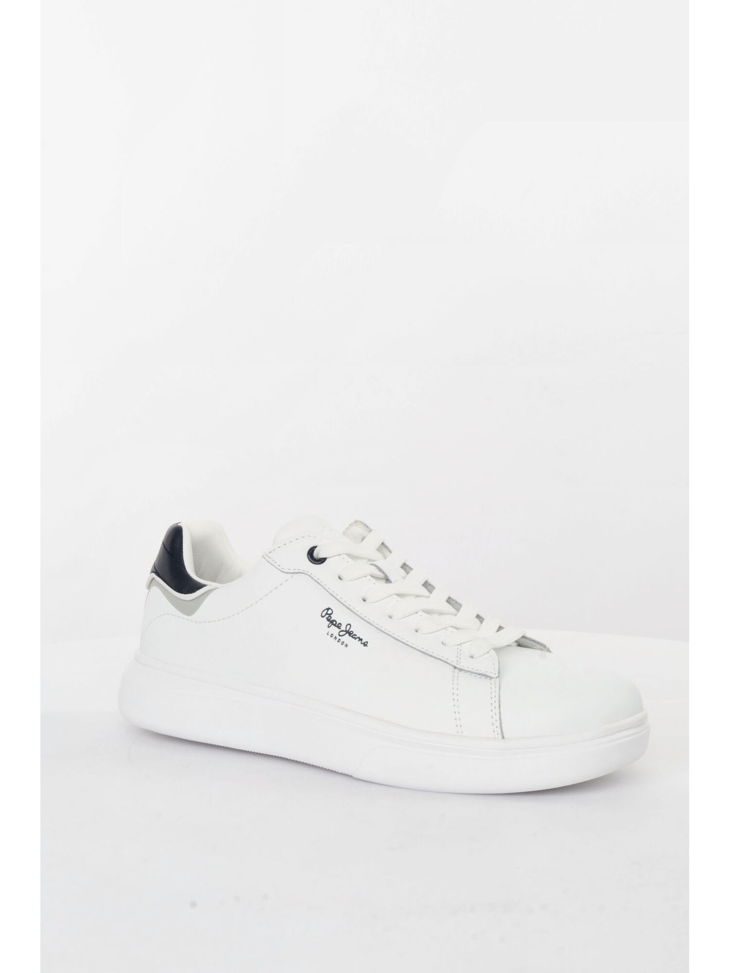 SNEAKERS EATON ONE PEPE JEANS UOMO BIANCO-BLU