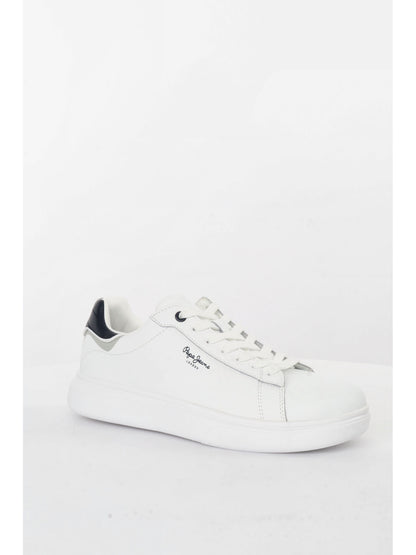 SNEAKERS EATON ONE PEPE JEANS UOMO BIANCO-BLU