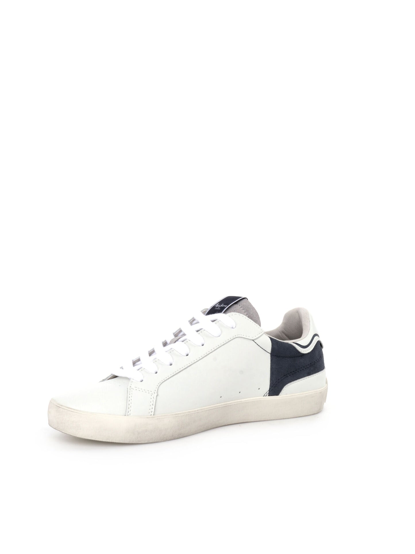 SNEAKERS LANE PRINT PEPE JEANS UOMO BIANCO-BLU