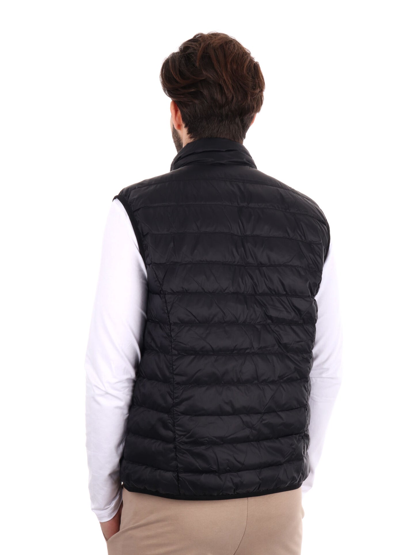 Gilet Core Identity EA7 Emporio Armani nero da uomo elegante e versatile