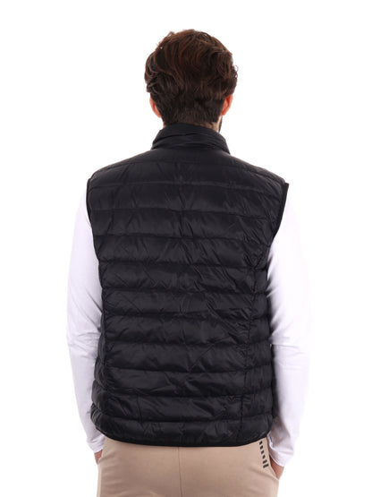 Gilet Core Identity EA7 Emporio Armani nero da uomo elegante e versatile