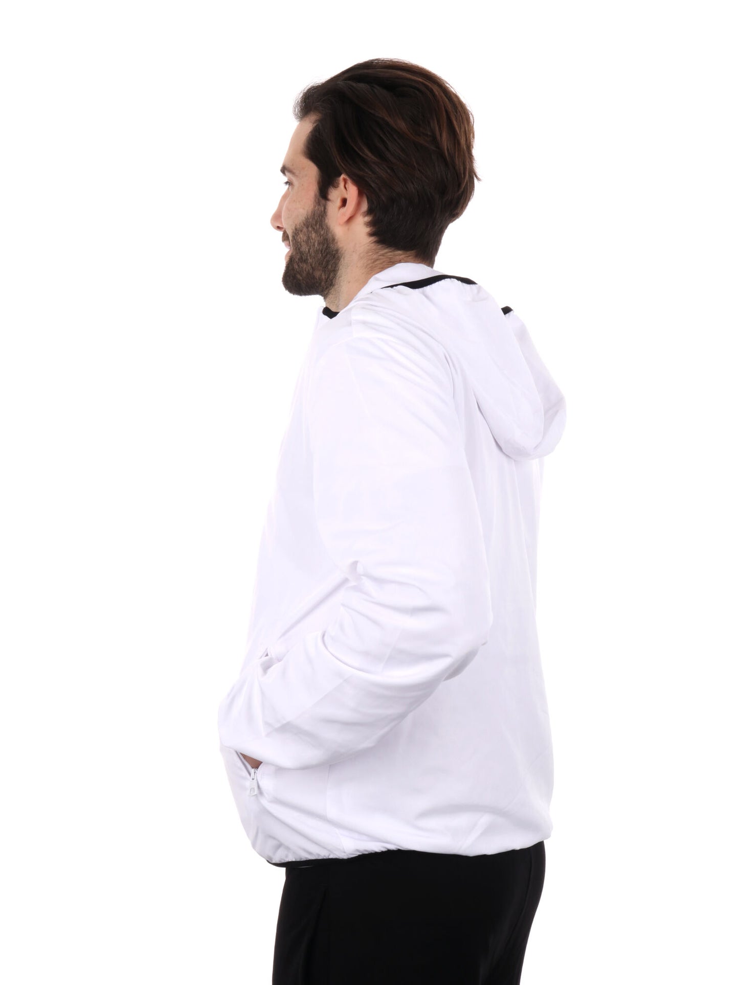 GIUBBINO CON CAPPUCCIO EA7 EMPORIO ARMANI UOMO BIANCO