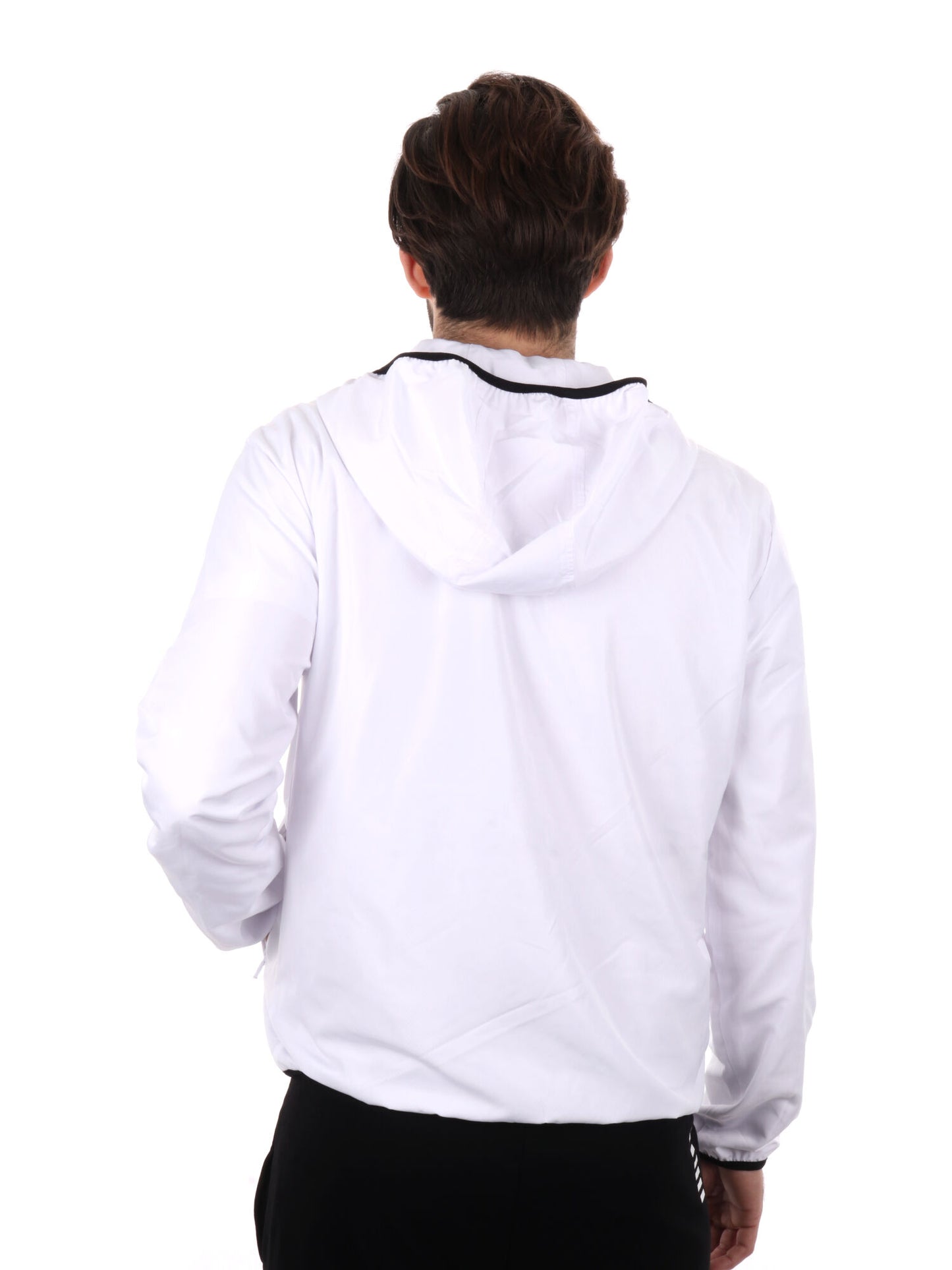 GIUBBINO CON CAPPUCCIO EA7 EMPORIO ARMANI UOMO BIANCO