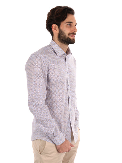 CAMICIA FANTASIA FB UOMO BEIGE